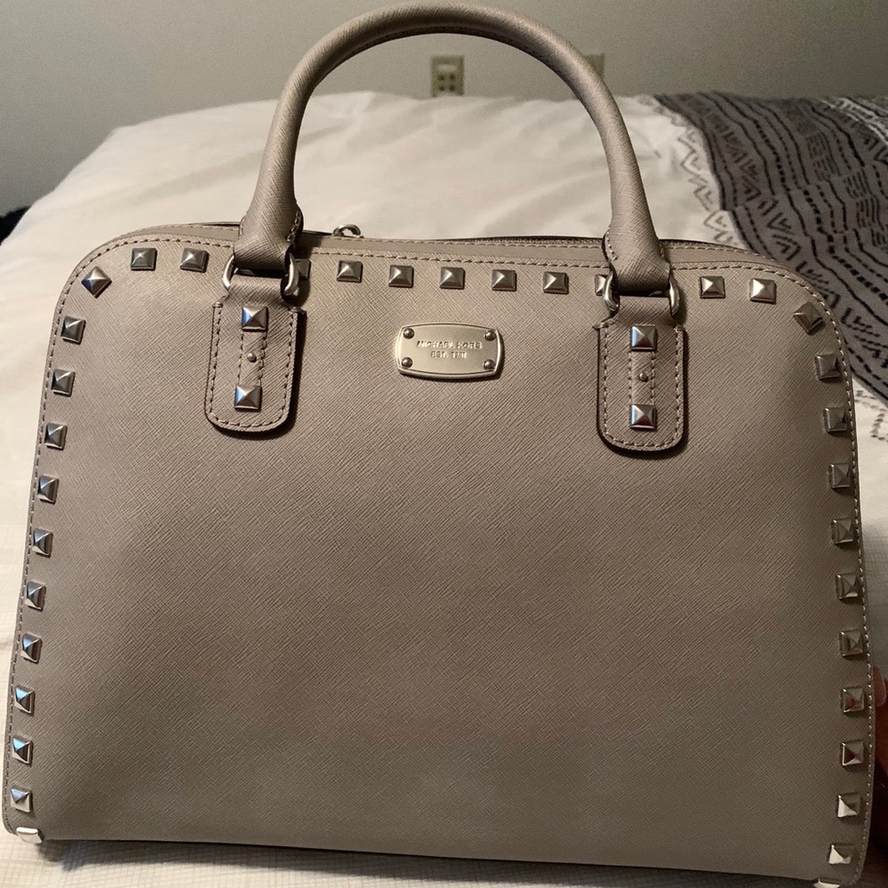 Michael Kors Women’s Sandrine Studded Satchel NWT